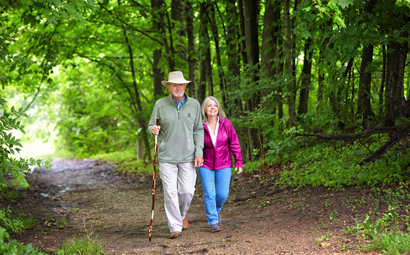 Reduce Tick Exposure By Hiking on The Center of the Trail