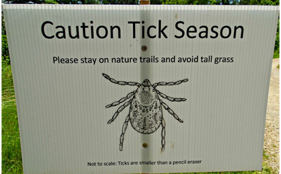 May, June and July are peak months for tick season in NJ